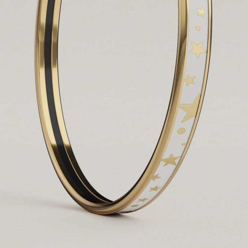 Gloria Soli bangle - White | Hermès Canada